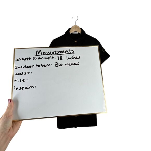 Calvin Klein Belted Safari Mini Dress Sz 8 Black Button-Front Utility Military - Picture 9 of 10